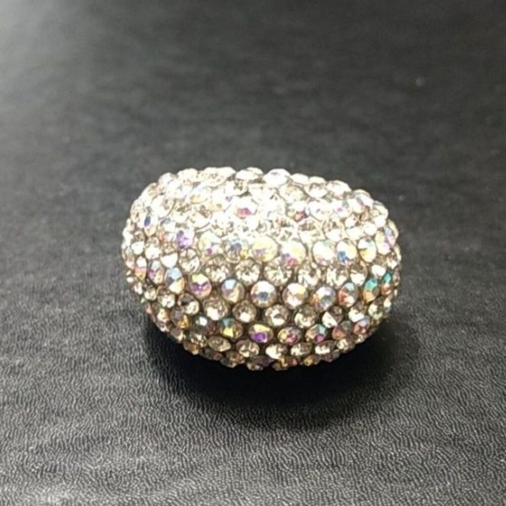 Honkin big sparkly rhinestone ring